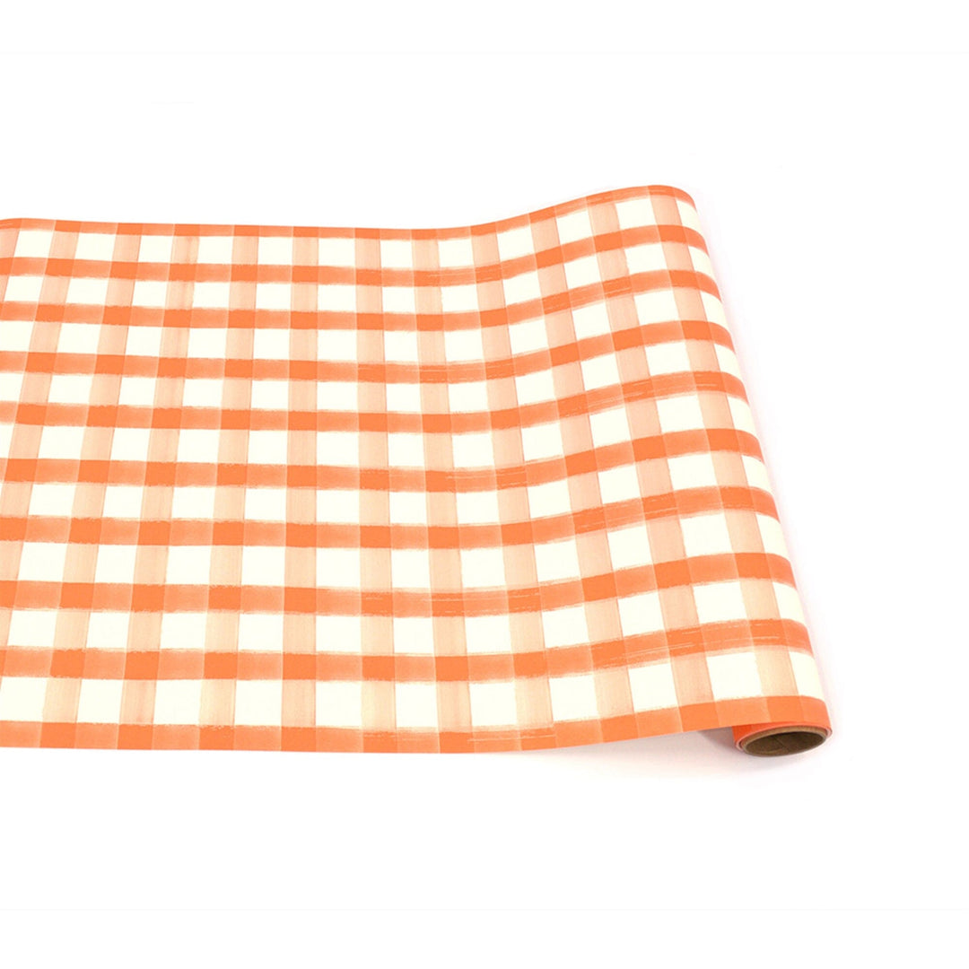 Orange Painted Runner Table Runner Hester and Cook 