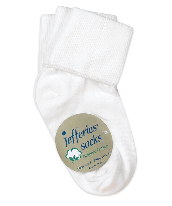 Organic Cotton Cuff Socks - 3 Pack Socks Jefferies Socks 