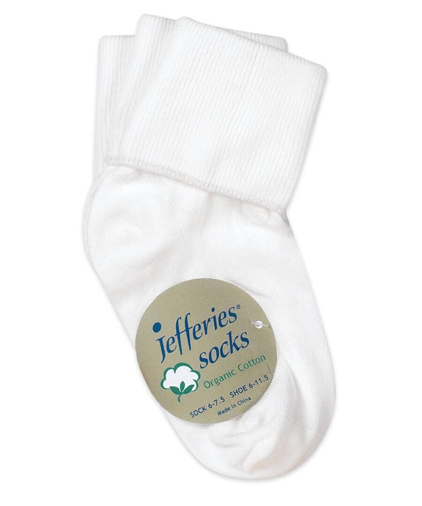 Organic Cotton Cuff Socks - 3 Pack Socks Jefferies Socks 