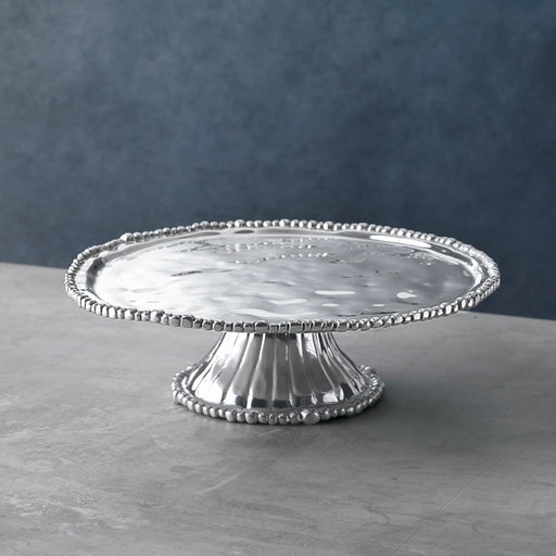 Organic Pearl Nova Round Pedestal Plate Serving Pieces Beatriz Ball 