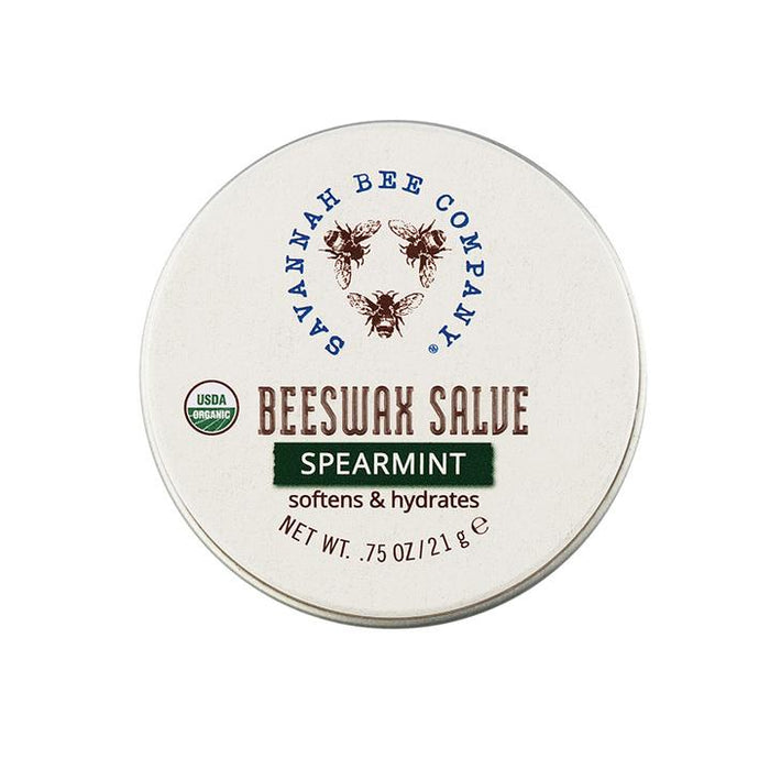 Original Spearmint Beeswax Salve - Travel Food Savannah Bee Company 