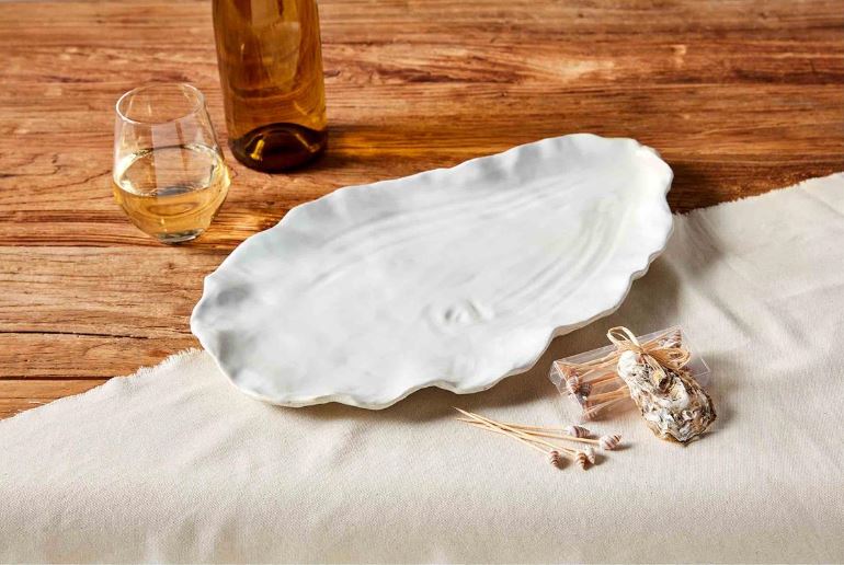Oyster Platter and Toothpick Set Serving Piece MudPie 