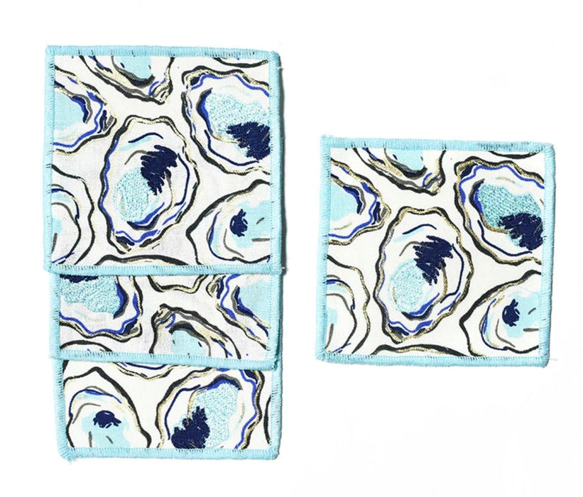 Oyster Print Cocktail Napkins Cocktail Napkins Coton Colors 
