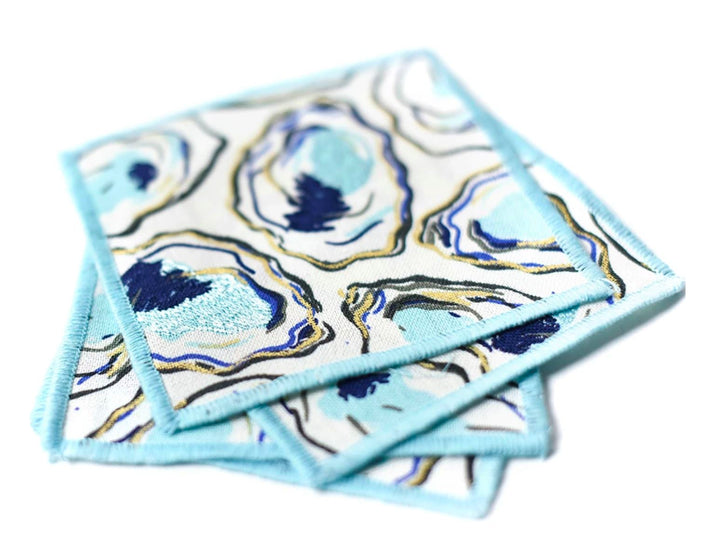 Oyster Print Cocktail Napkins Cocktail Napkins Coton Colors 