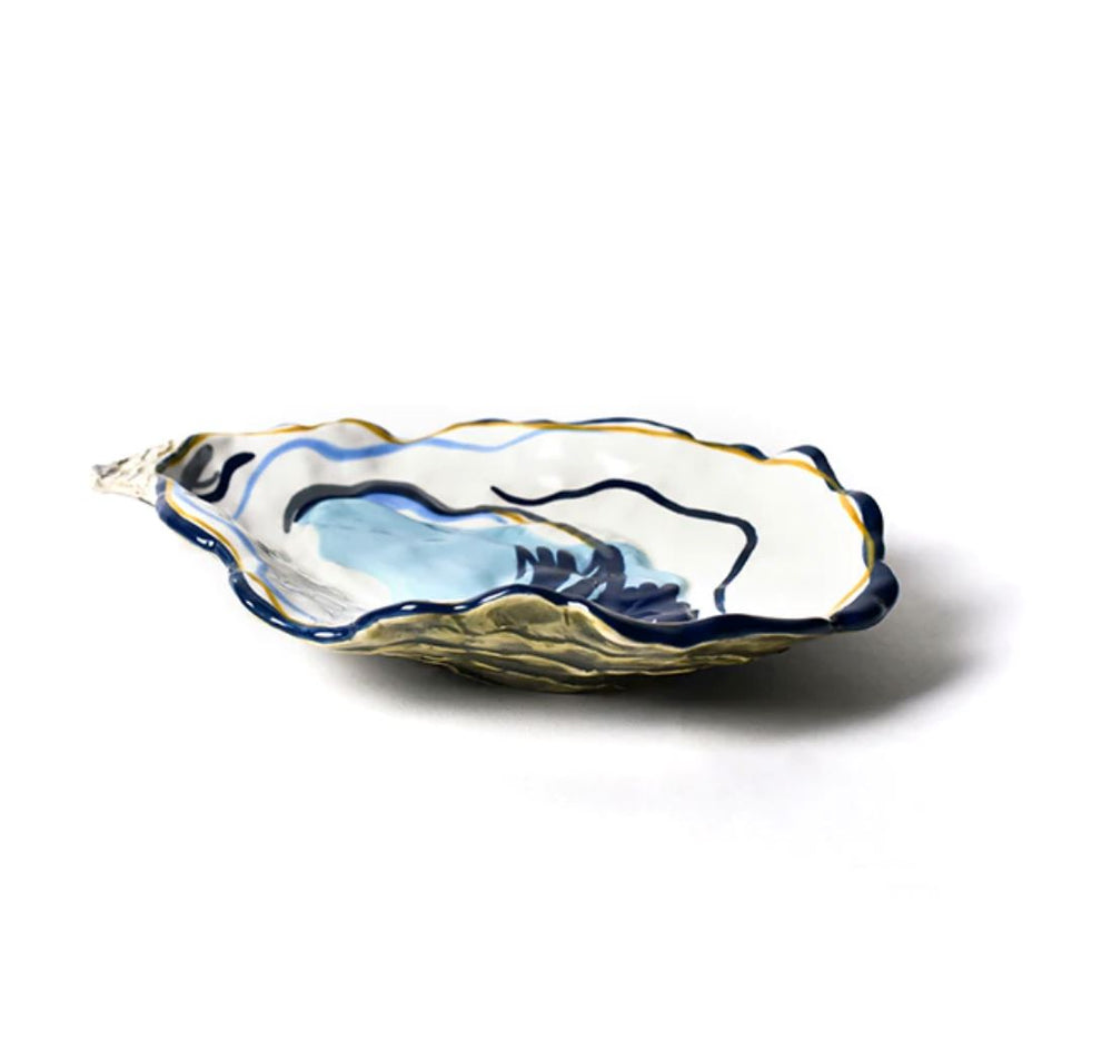 Oyster Salad Plate Serving Piece Coton Colors 