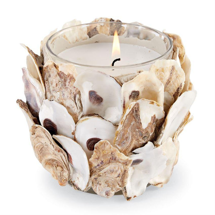 Oyster Shell Candle Candle MudPie 