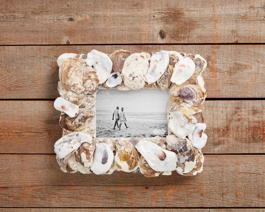Oyster Shell Picture Frame Picture Frames MudPie 