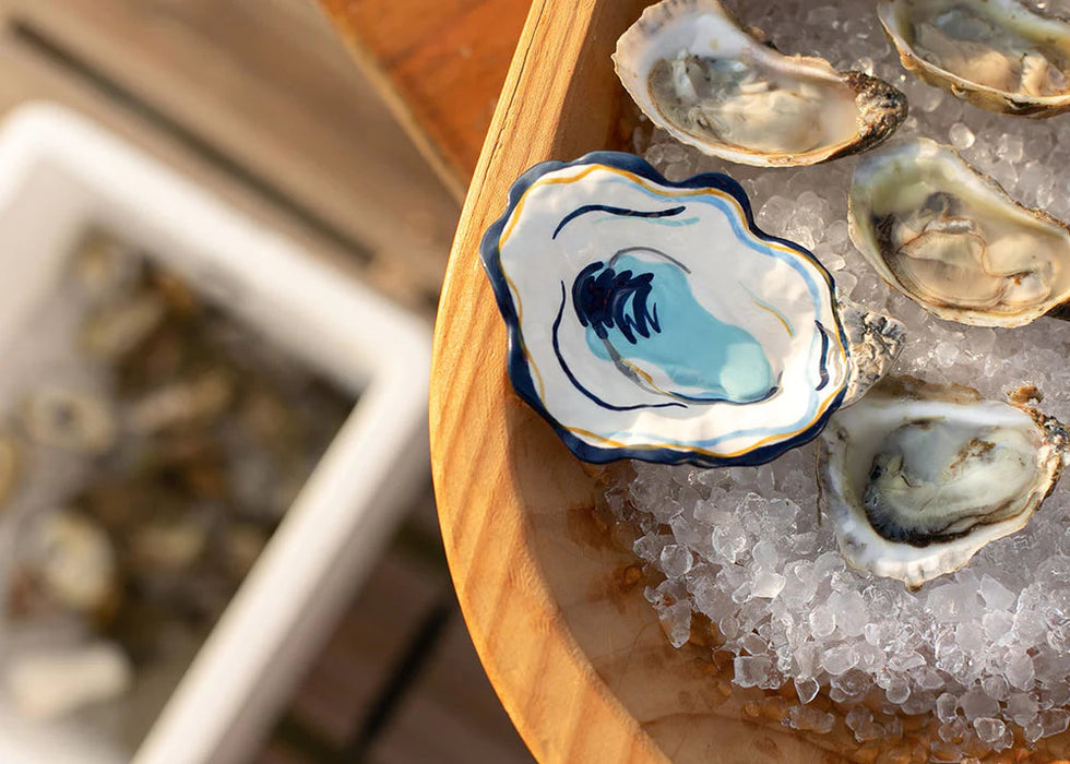 Oyster Trinket Bowl Serving Piece Coton Colors 