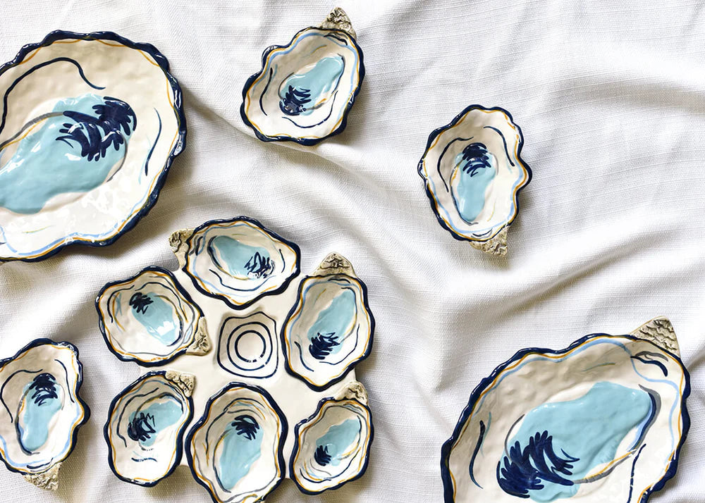 Oyster Trinket Bowl Serving Piece Coton Colors 