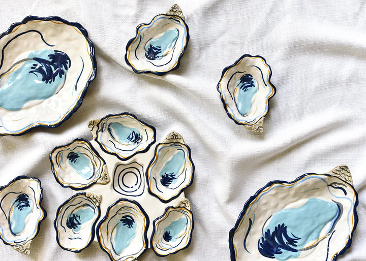 Oyster Trinket Bowl Serving Piece Coton Colors 