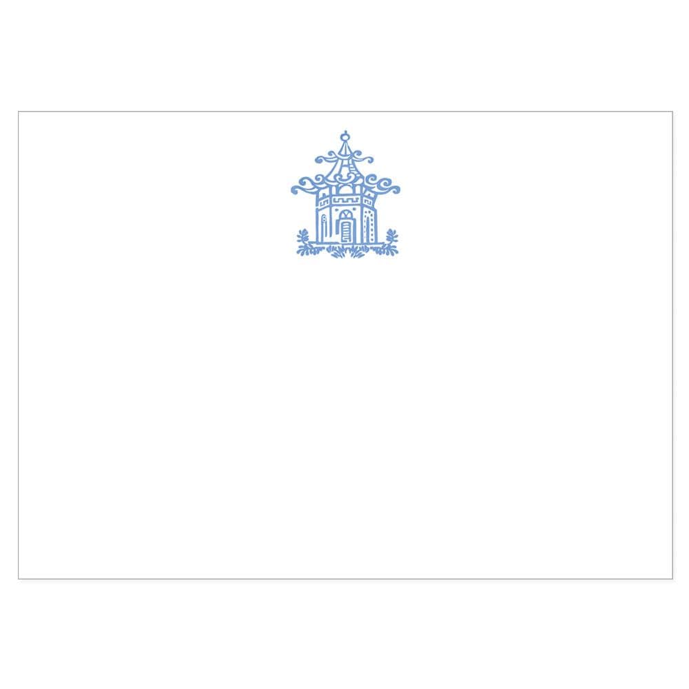 Pagoda Toile Blank Correspondence Cards - 20 Cards & 20 Envelopes Stationery Caspari 
