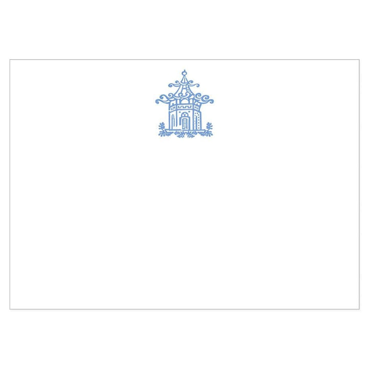 Pagoda Toile Blank Correspondence Cards - 20 Cards & 20 Envelopes Stationery Caspari 