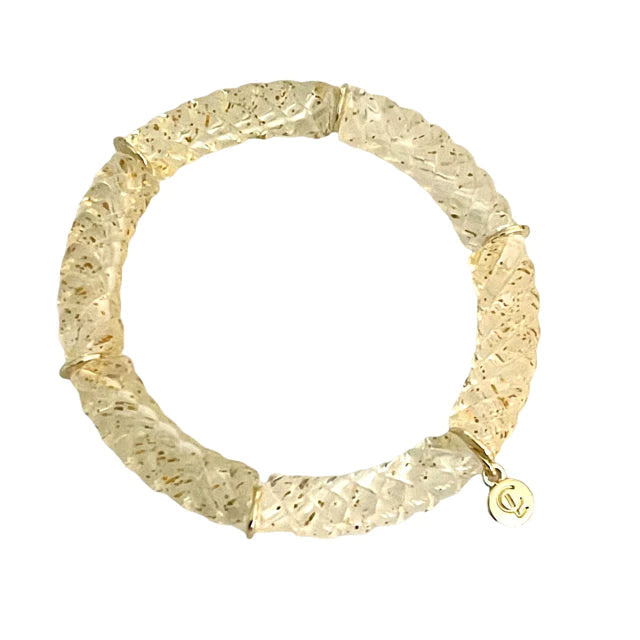 Palm Beach Swizzle Bracelets Bracelet Caryn Lawn Clear Gold Sparkle 