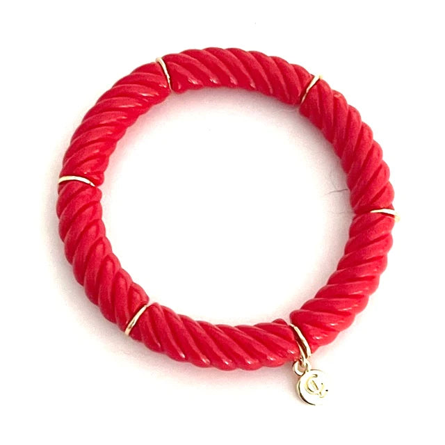 Palm Beach Swizzle Bracelets Bracelet Caryn Lawn Red 