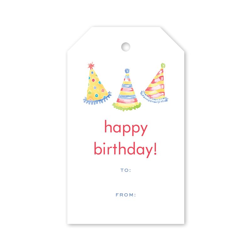 Party Confetti Hats Gift Tags Gift Tag Dogwood Hill 
