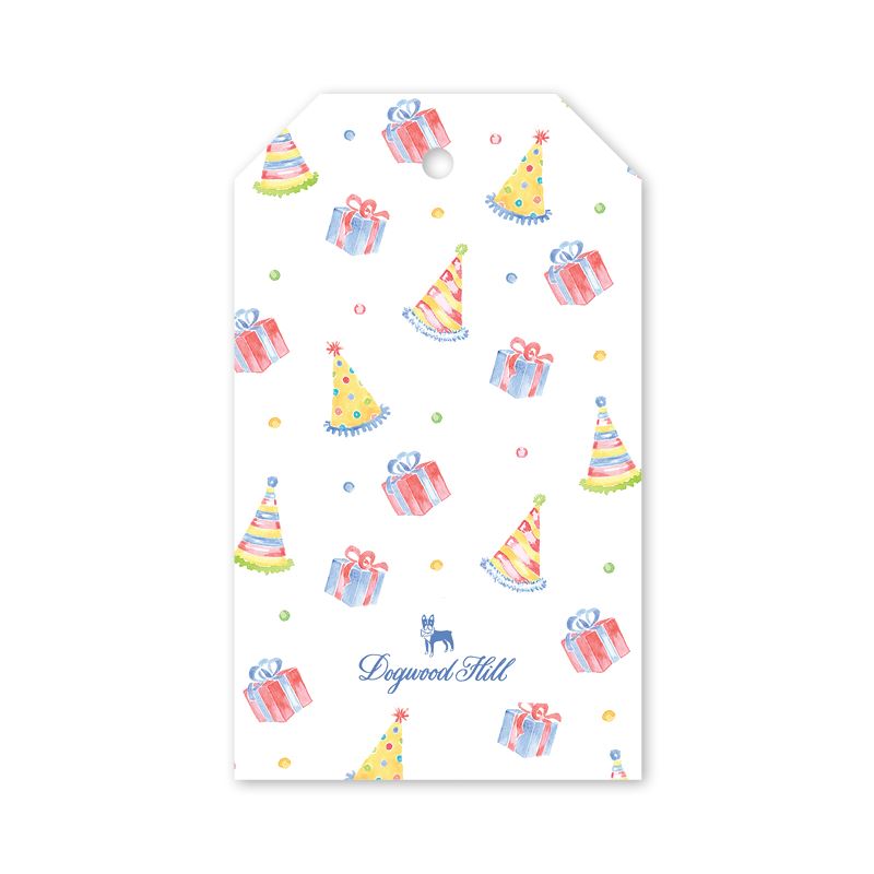 Party Confetti Hats Gift Tags Gift Tag Dogwood Hill 