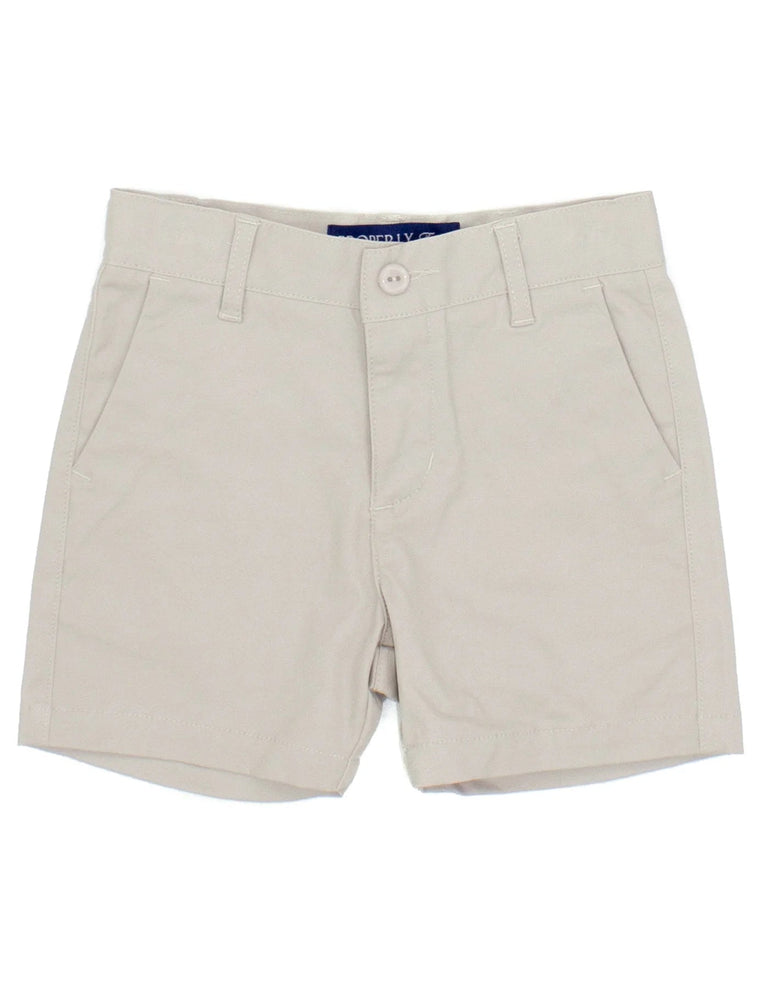 Patriot Shorts - Khaki Boy Shorts Properly Tied 