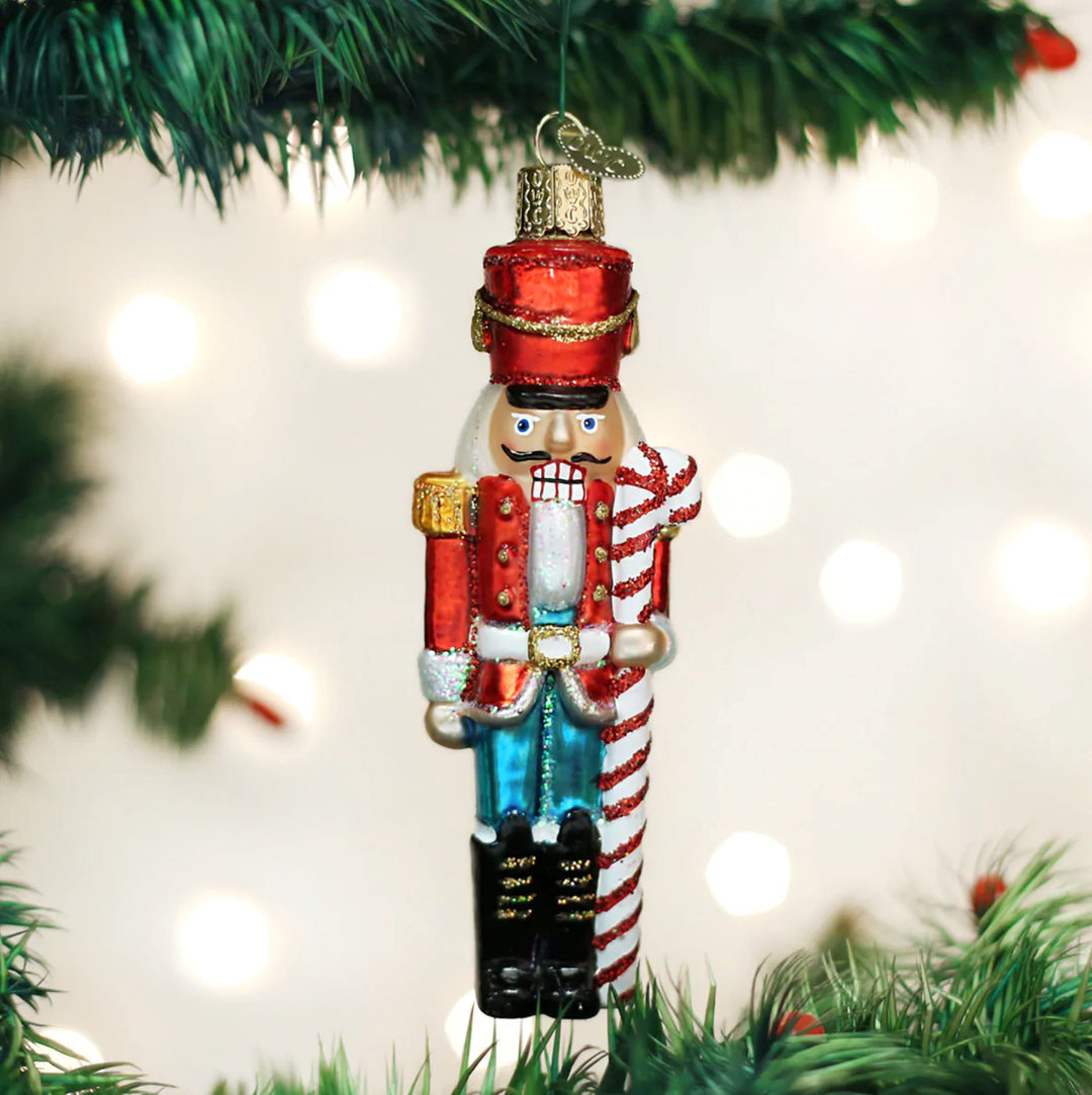 Peppermint Nutcracker Ornament Ornament Old World Christmas 