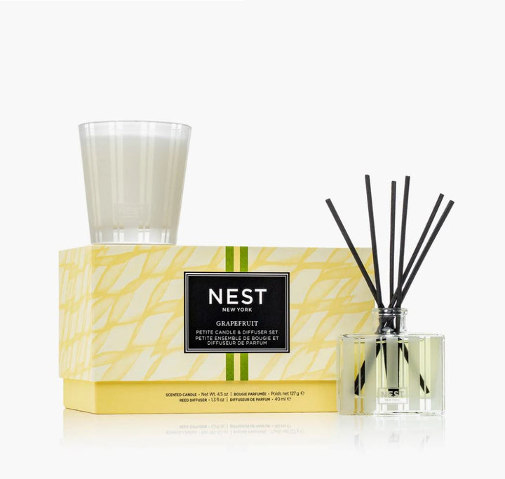 Petite Candle & Diffuser Set - Grapefruit Candle Nest 