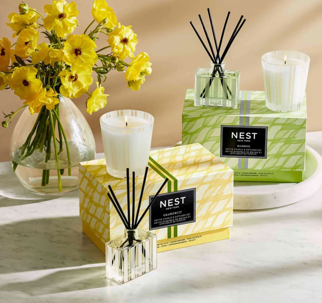 Petite Candle & Diffuser Set - Grapefruit Candle Nest 