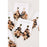 Petite Palm Drop Earrings - Blonde Earrings St. Armands Designs 