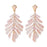 Petite Palm Drop Earrings - Mother of Pearl Earrings St. Armands Designs 