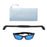 Polarized WeeFarers® - Black and Ocean Sunglasses Weefares 