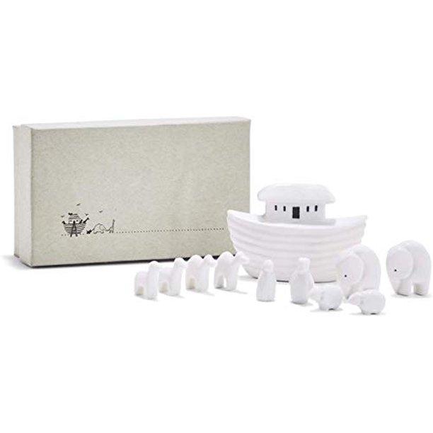 Precious Keepsake 11 Piece Miniature Noah's Ark Nativity Sets Two's Company 