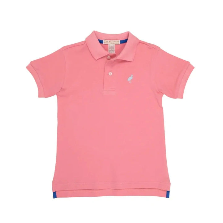 Prim and Proper Polo - Hamptons Hot Pink Boy Shirt Beaufort Bonnet 