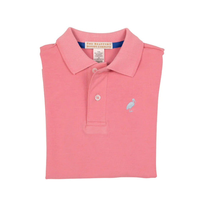 Prim and Proper Polo - Hamptons Hot Pink Boy Shirt Beaufort Bonnet 