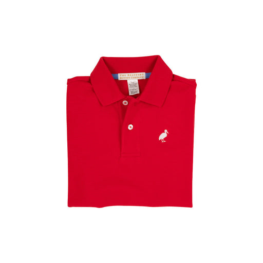 Prim and Proper Polo - Richmond Red Shirt Beaufort Bonnet 