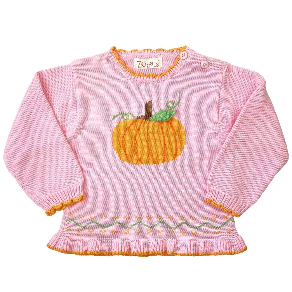 Pumpkin Cotton Knit Sweater Sweater Petit Ami 