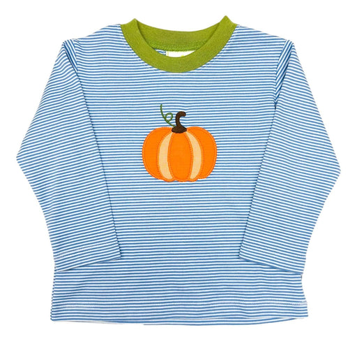 Pumpkin Knit Harry Play Tee - Periwinkle Boy Shirt Zuccini Kids 