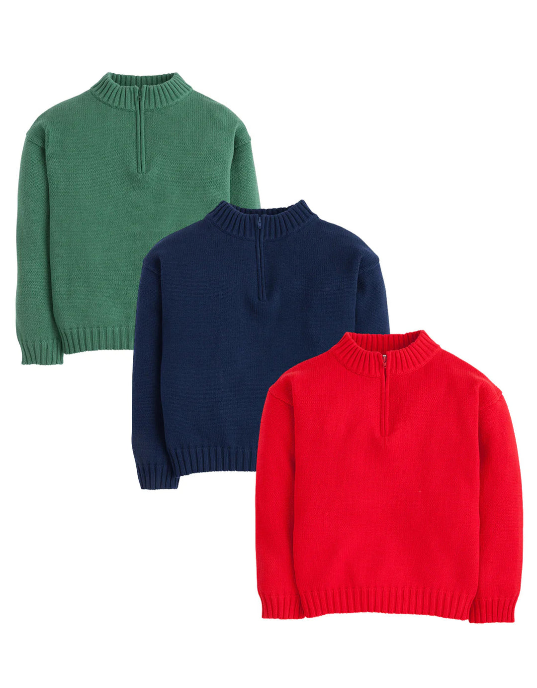 Quarter Zip Sweater - Red Boy Sweater Little English 