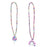 Rainbow and Lolly Necklace Costume Jewelry Great Pretenders 