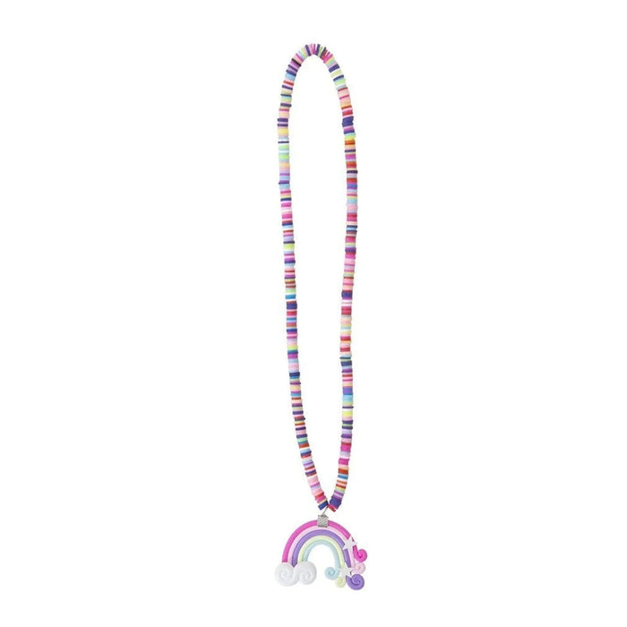 Rainbow and Lolly Necklace Costume Jewelry Great Pretenders Rainbow 
