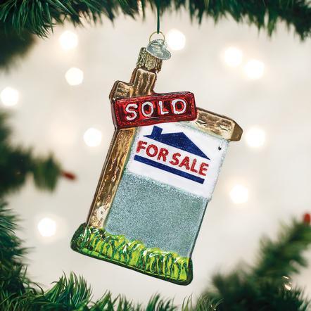 Realty Sign Ornament Ornament Old World Country 