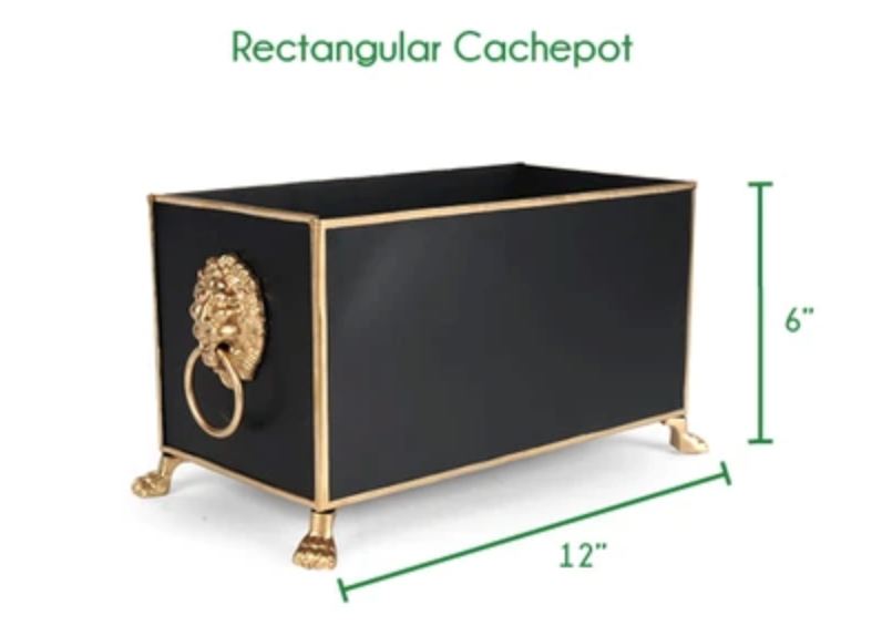 Rectangular Cachepot Home Decor Jayes Studio 