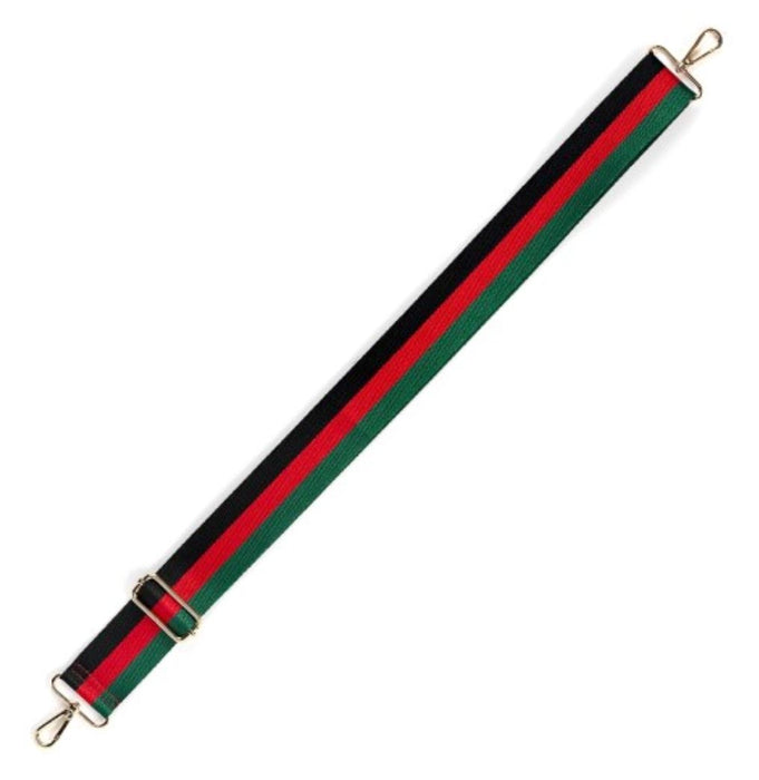 Red, Green and Black Crossbody Strap — The Horseshoe Crab