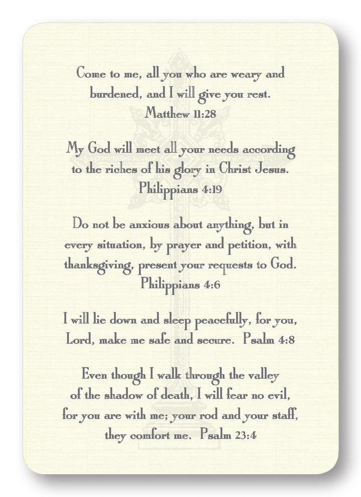 Religious Enclosure Cards Stationery Maison de Papier Verses for Comfort 