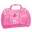 Retro Basket Tote - Large Bags and Totes Sun Jellies Berry Pink 