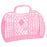 Retro Basket Tote - Large Bags and Totes Sun Jellies Bubblegum Pink 