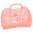 Retro Basket Tote - Large Bags and Totes Sun Jellies Peach 