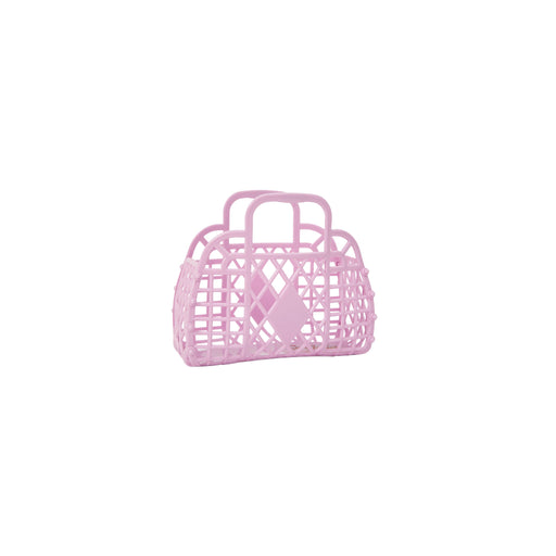Retro Basket Tote - Mini Bags and Totes Sun Jellies Lilac 
