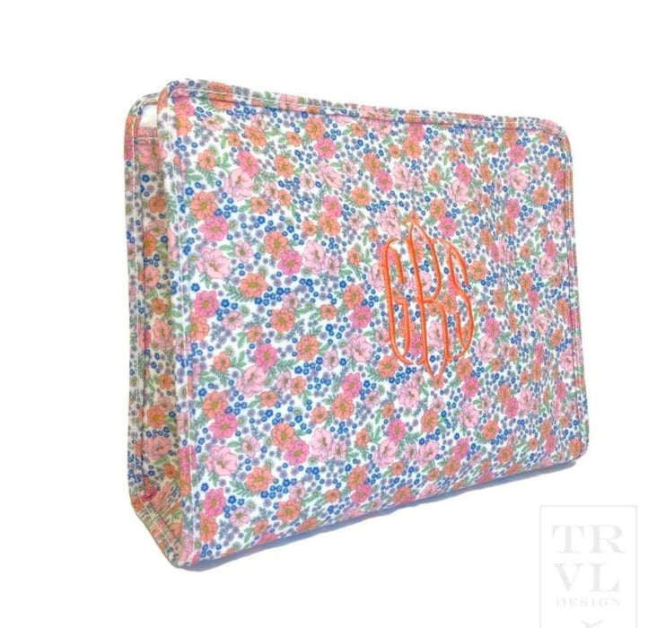 Roadie Case Cosmetic/Accessories Bags TRVL Design Garden Floral Large 