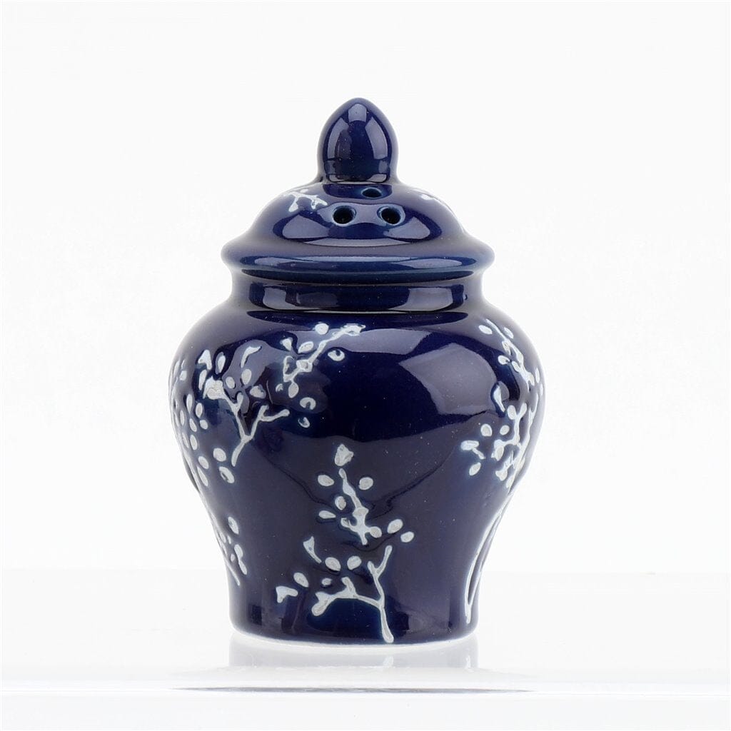 Salt And Pepper Blue And White Jar Salt and Pepper Danny's Fine Porcelain 