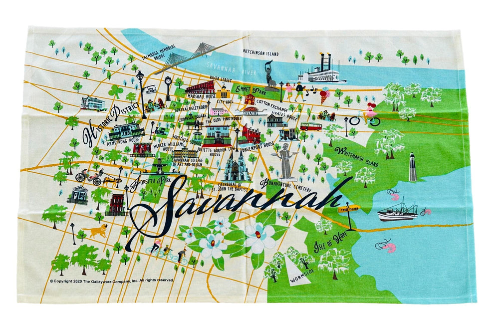 Savannah Tea Towel Kitchen Towel Galleyware 