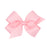 Scalloped Hair Bow - Medium Hair Bows WeeOnes Light Pink 