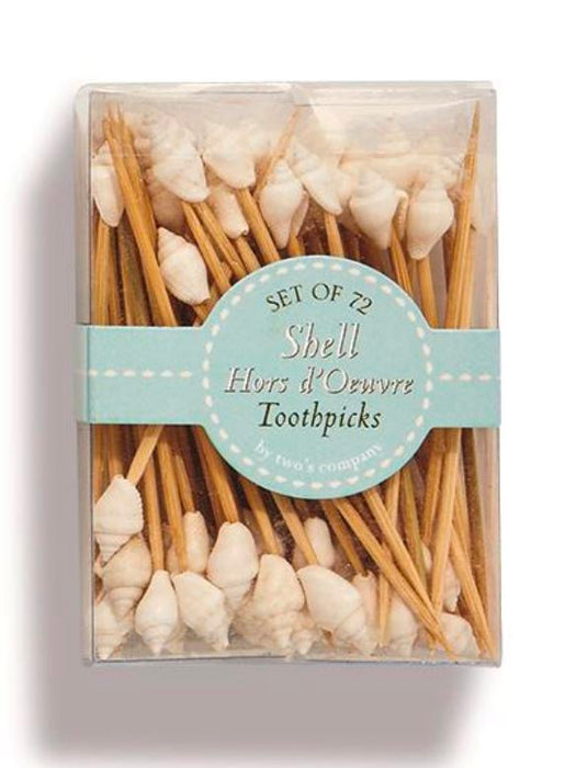 Seashell Hors D'oeuvre Picks Toothpicks Two's Company 