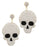 Seed Bead Skull Earrings Earrings Golden Stella 